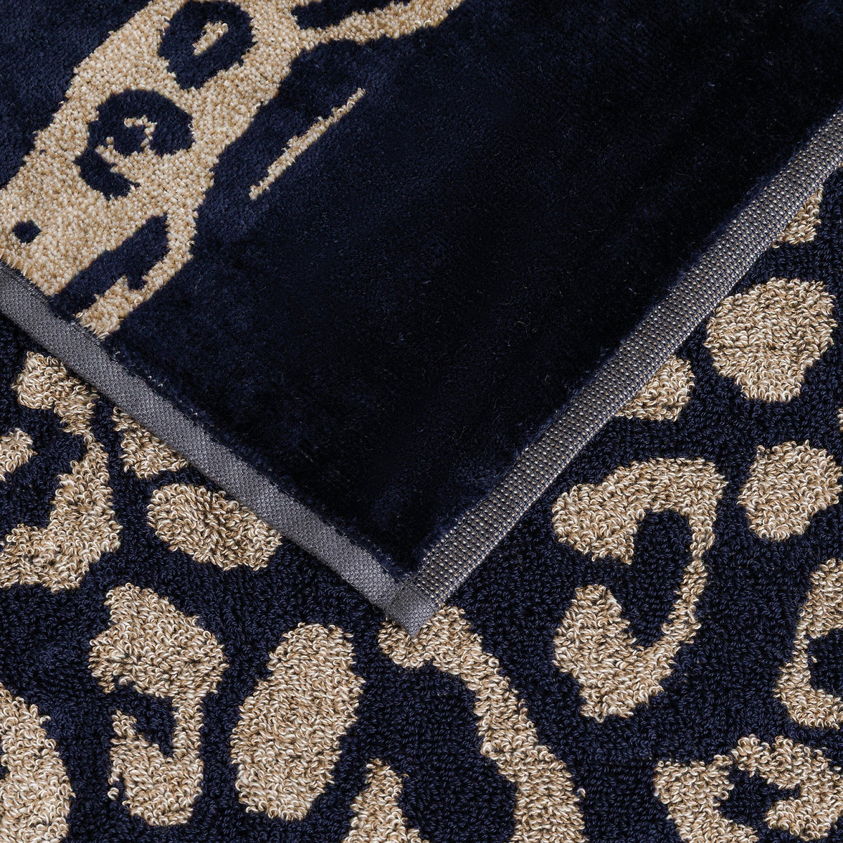 Carrara Set Asciugamani 1+1 In Spugna Di Cotone Velour Savana