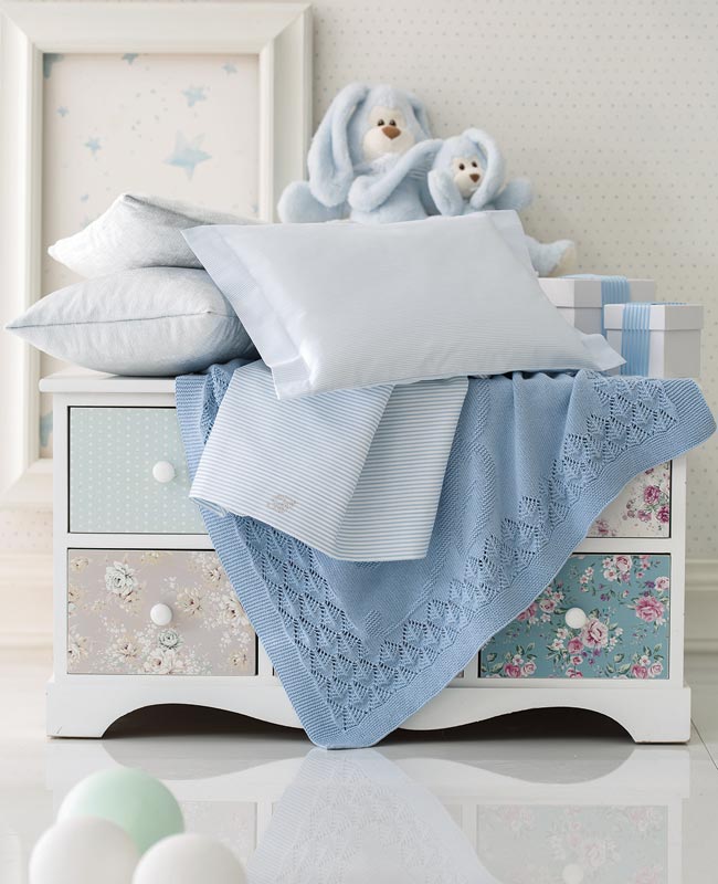 Blumarine Baby Completo Lenzuola Per Culla E Carrozzina Baby Marina