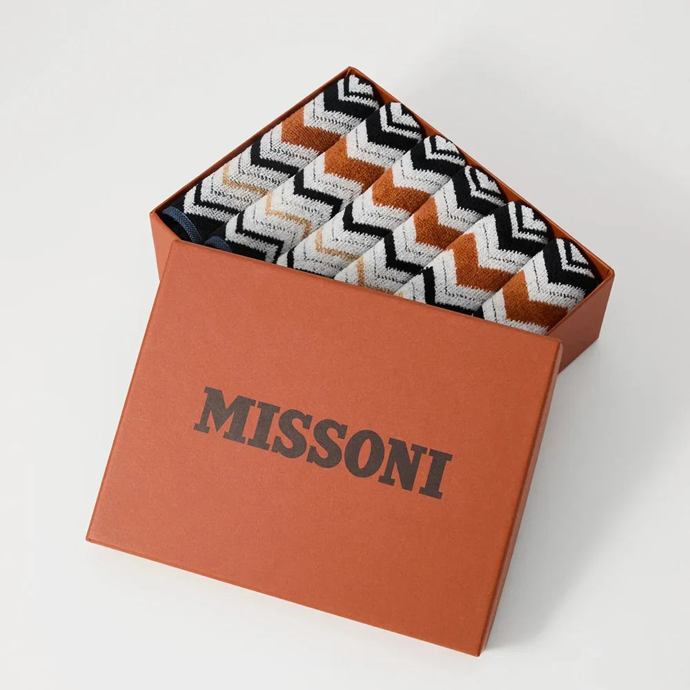 Missoni Home Scatola 6 Lavette In Spugna Bernard