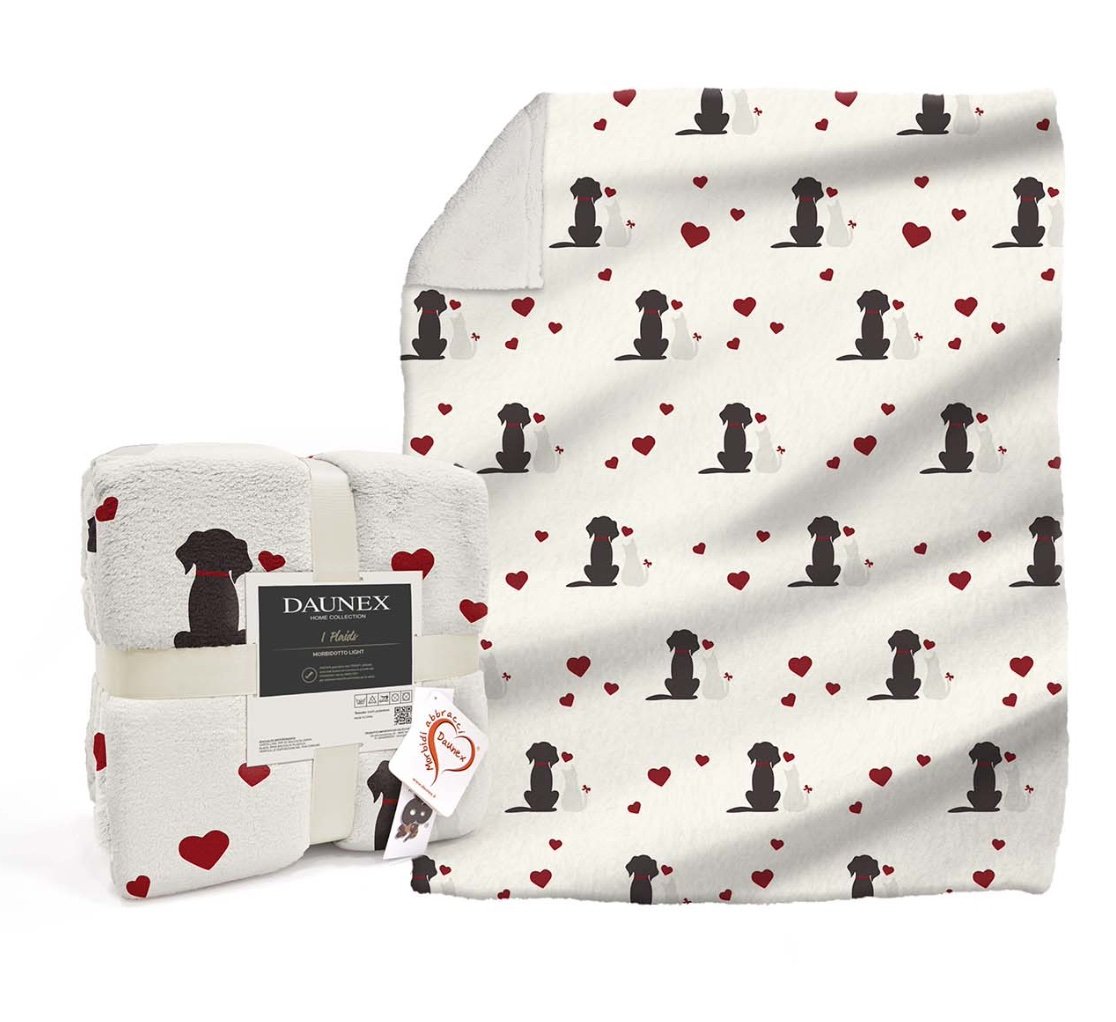Daunex Plaid Morbidotto Con Stampa Best Friends