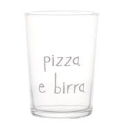 Simple Day Set 6 Bicchieri Birra Decoro Pizza e Birra