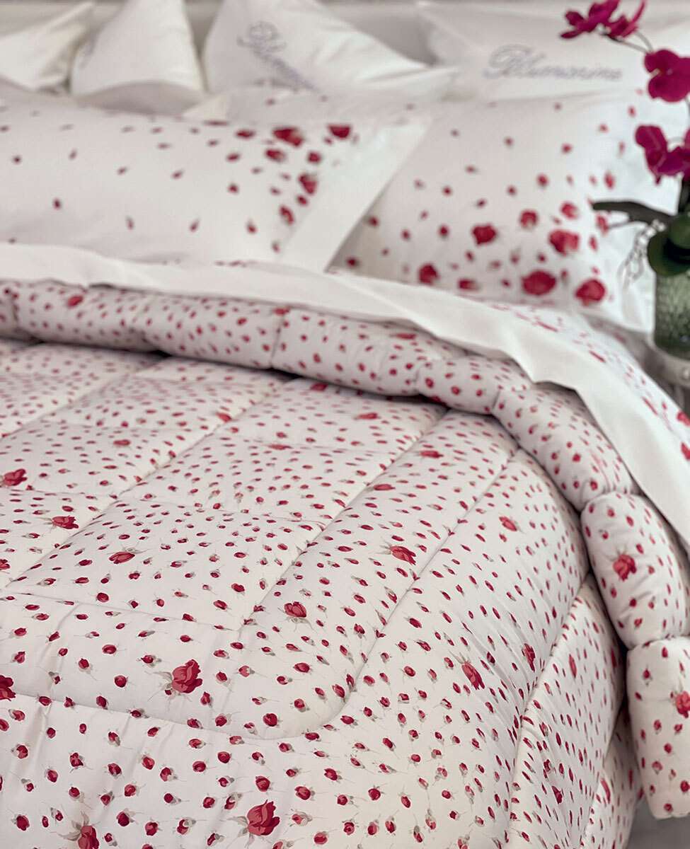Blumarine Trapunta Matrimoniale In Raso Di Cotone Sogno