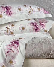 Blumarine Completo Lenzuola Matrimoniale In Raso Di Cotone Brook