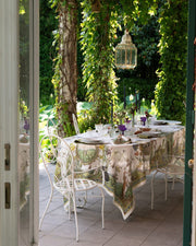 Tessitura Toscana Telerie Tovaglia E/O Runner In Lino Bunny Garden