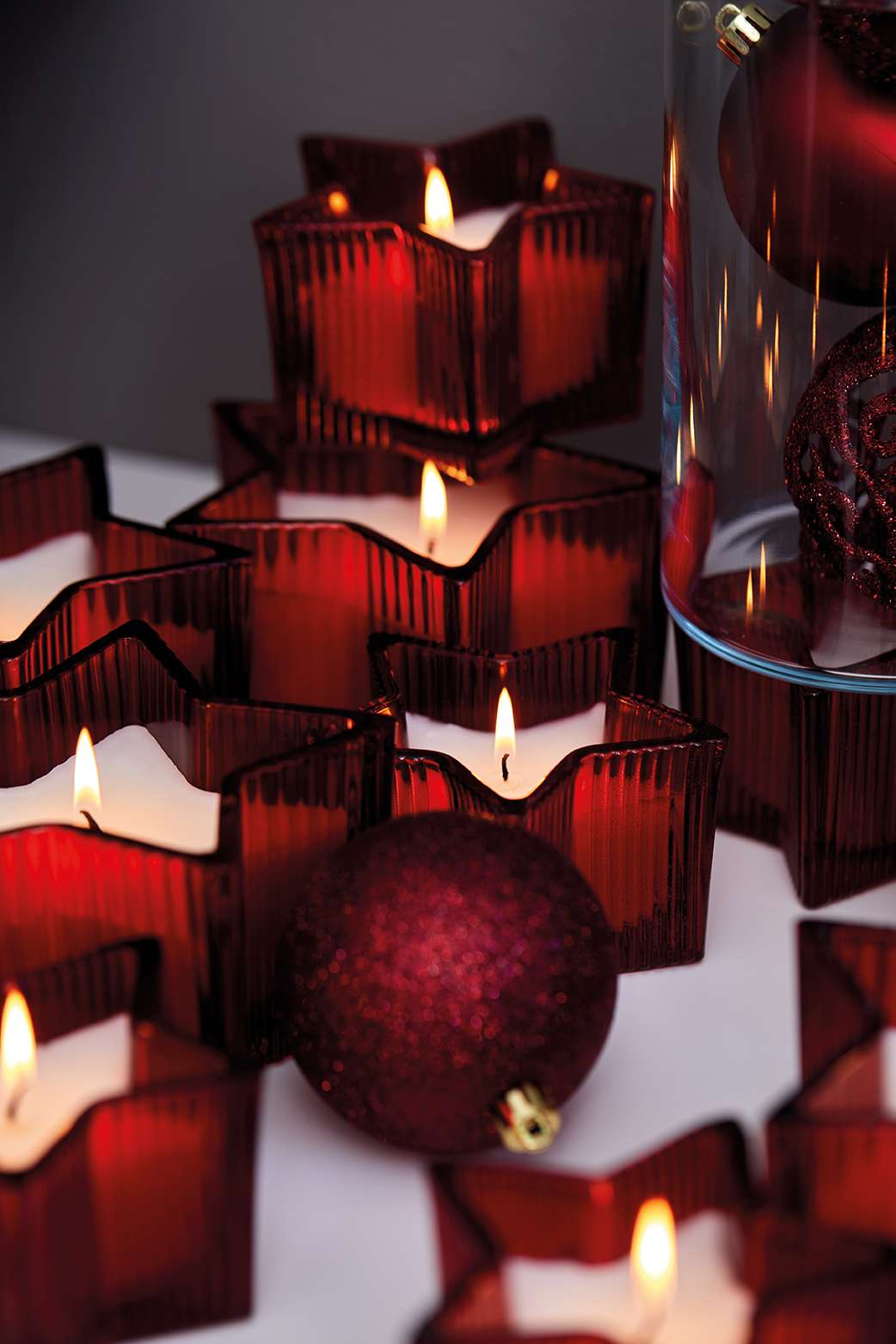 Maison Sucree' Set 2 Pezzi Star Candles Frutti Di Bosco