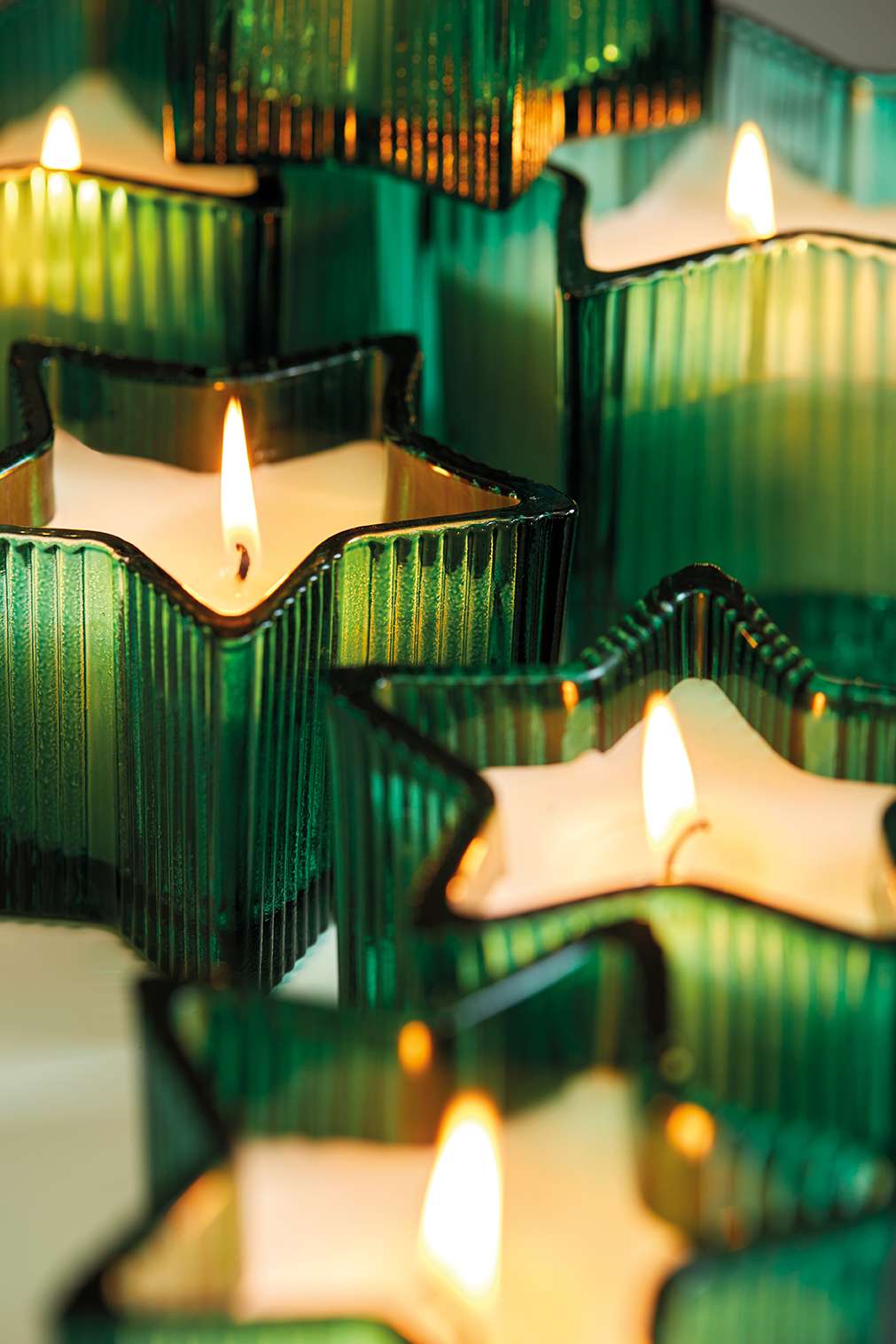 Maison Sucree' Set 2 Pezzi Star Candles Cedro Balsamico
