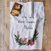 Simple Day Canovaccio Natalizio In Lino Stonewashed Che Bello Stare Insieme A Natale