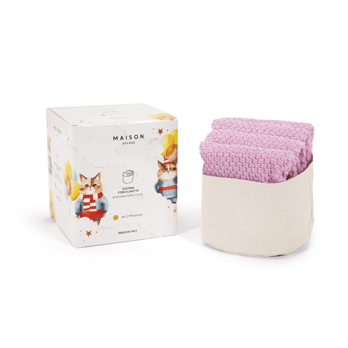Maison Sucree' Cestino Lavette Gioia