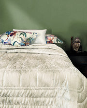 Svad Dondi Copriletto Trapuntato Matrimoniale In Tessuto Jacquard Claridge