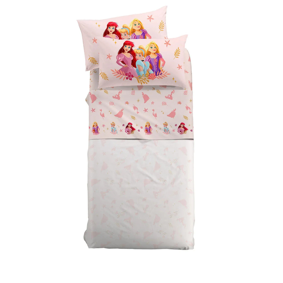 Caleffi Completo Lenzuola Singolo in cotone Magic Princess