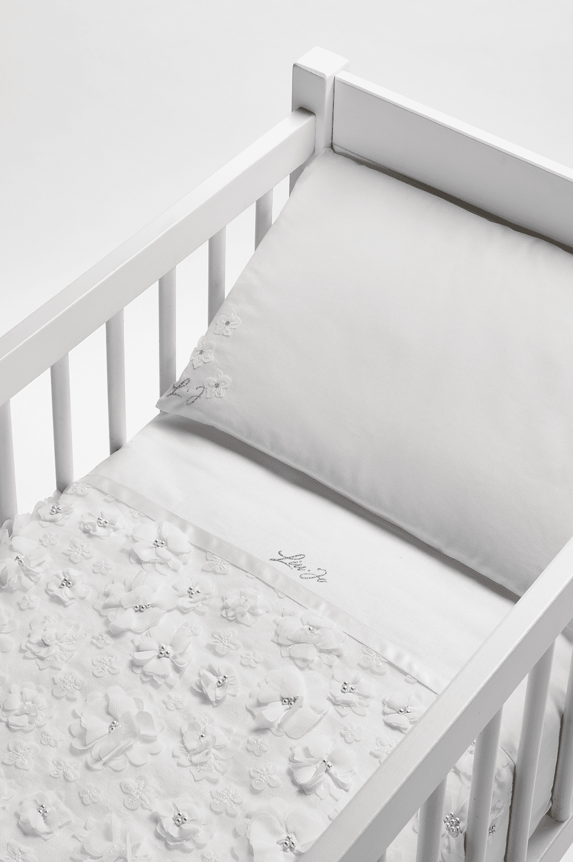 Liu Jo Baby Completo Copripiumino Culla/Carrozzina In Cotone Cerimonia Bl651c