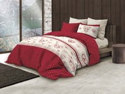 Daunex Parure Copripiumino Double Face In Cotone Stampato Chambery