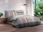 Daunex Parure Copripiumino Tinto In Filo Double Face Lancaster