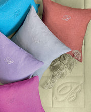 Blumarine Cuscino Arredo In Tessuto Tinto In Filo Sunday