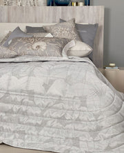 Blumarine Copriletto Trapuntato Matrimoniale In Tessuto Jacquard Jennifer