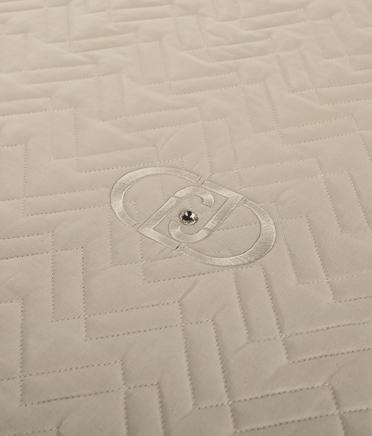 Liu Jo Copriletto Trapuntato Matrimoniale In Cotone Logo Oval Ricamato Ll2897