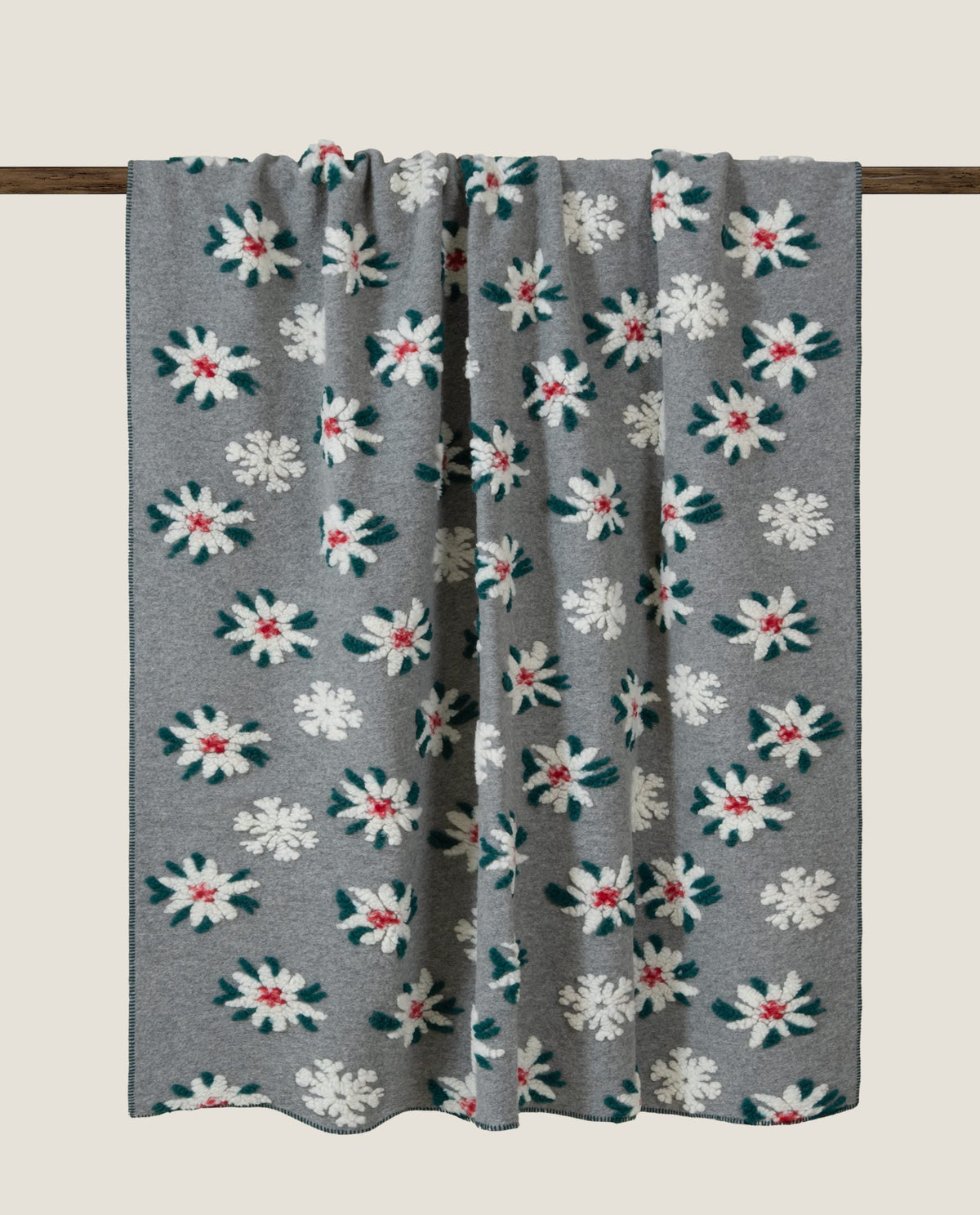 Frati Home Coperta Plaid In Mista Lana Cotta In to the Snow