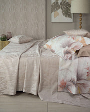 Blumarine Copriletto Liscio Matrimoniale In Jacquard Estetica