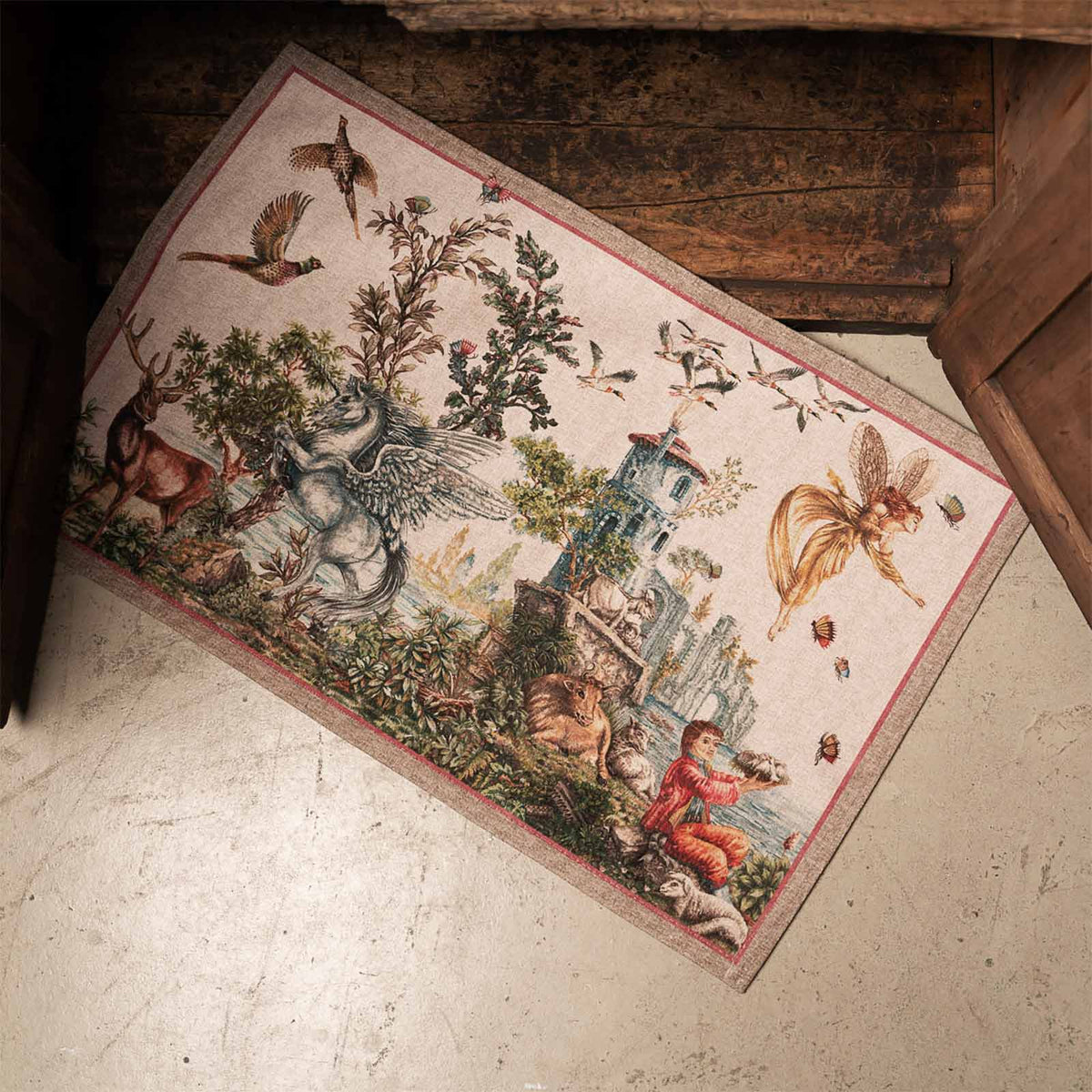 TESSITURA TOSCANA TELERIE TAPPETO TIPTAPP FABULEUX