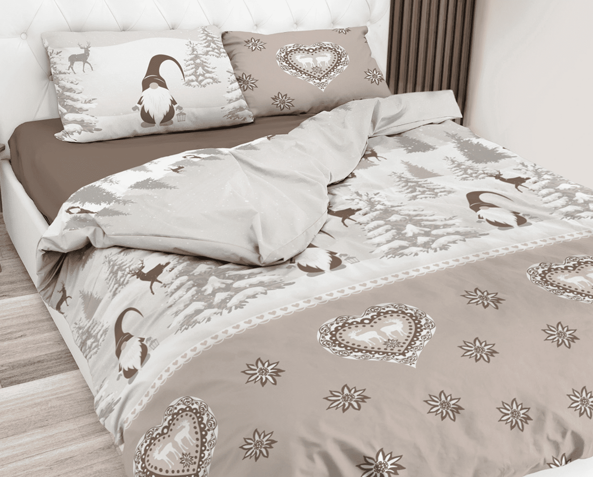 Daunex Parure Copripiumino Double Face In Cotone Stampato Fiaba