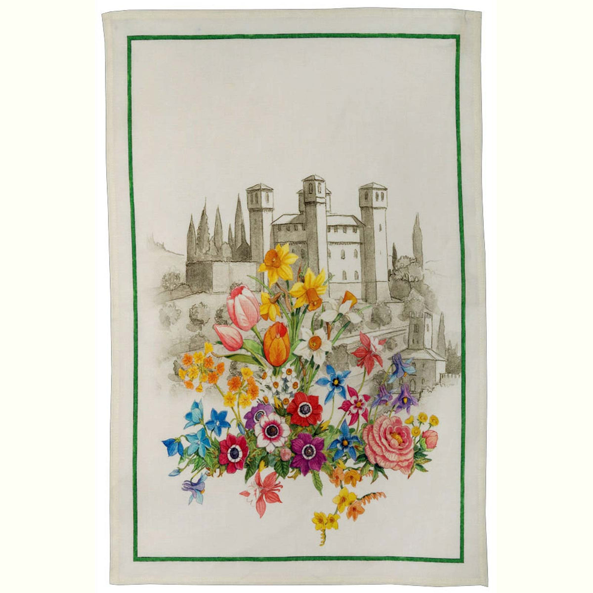 TESSITURA TOSCANA TELERIE STROFINACCIO FLORALIA