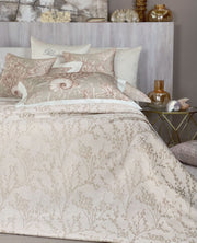 Blumarine Copriletto Liscio Matrimoniale In Tessuto Jacquard Gea