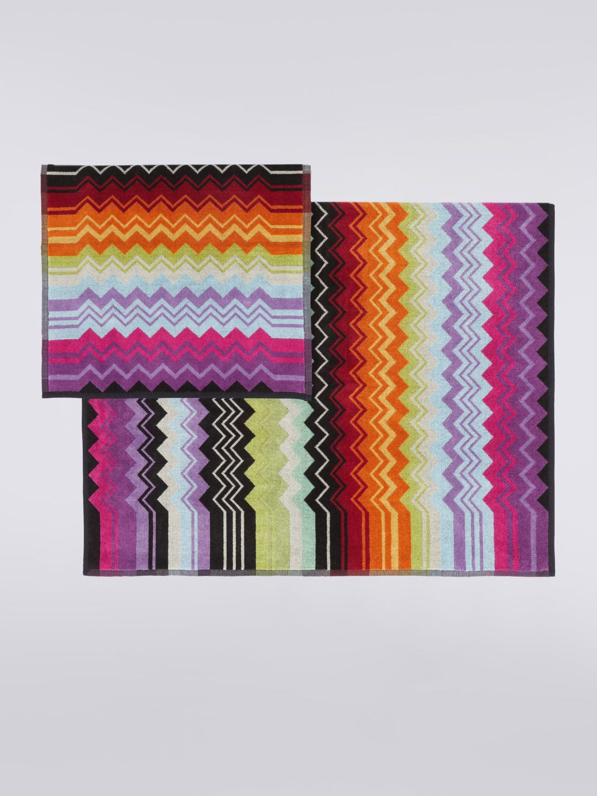 Missoni Home Set Asciugamani 1+1 In Spugna Di Cotone Giacomo