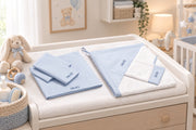 Liu Jo Baby Completo Lenzuola 3Pz Culla/Carrozzina in puro cotone Glitter Bl374C