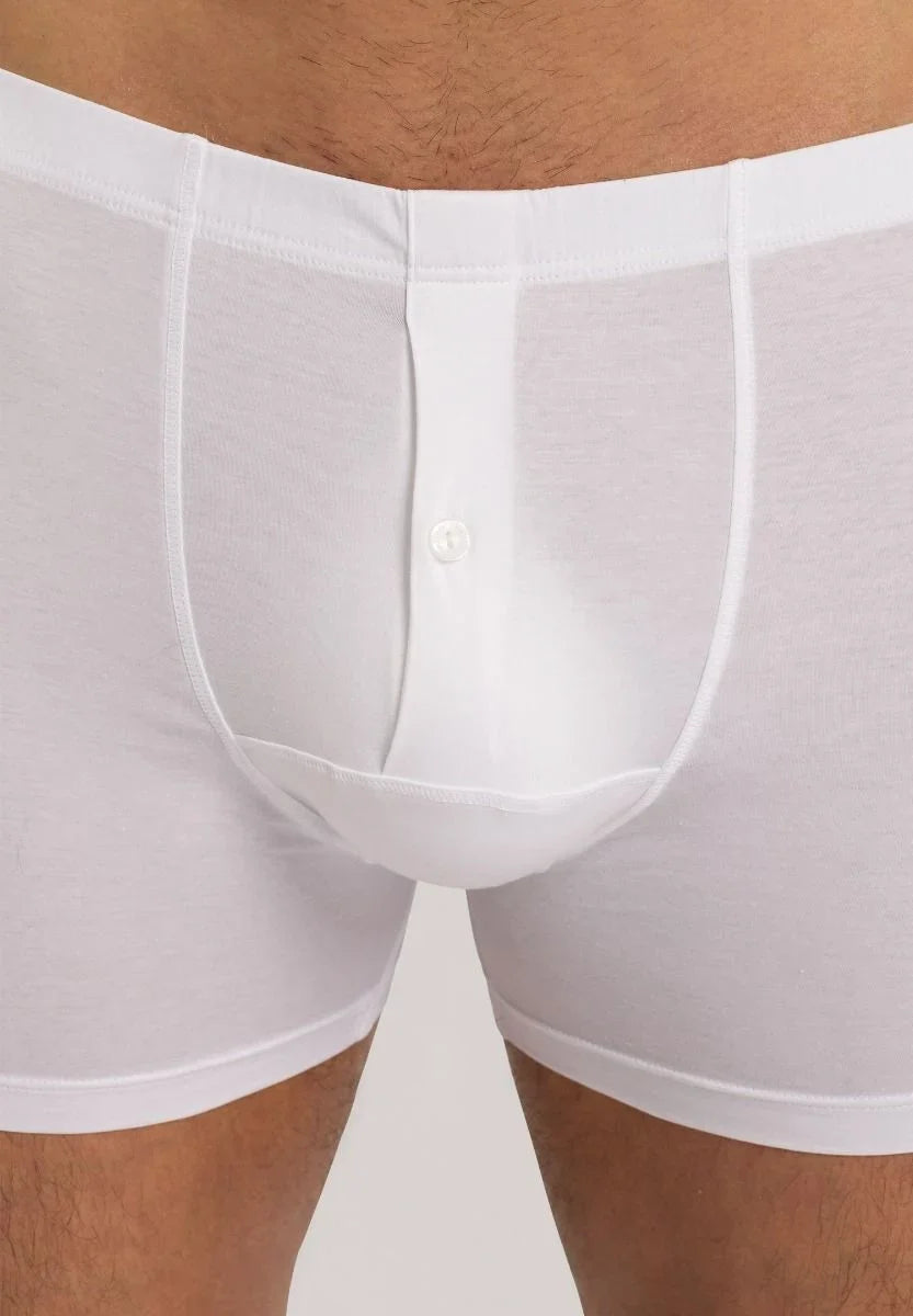 Hanro Boxer uomo con chiusura bottoni Cotton Sensation