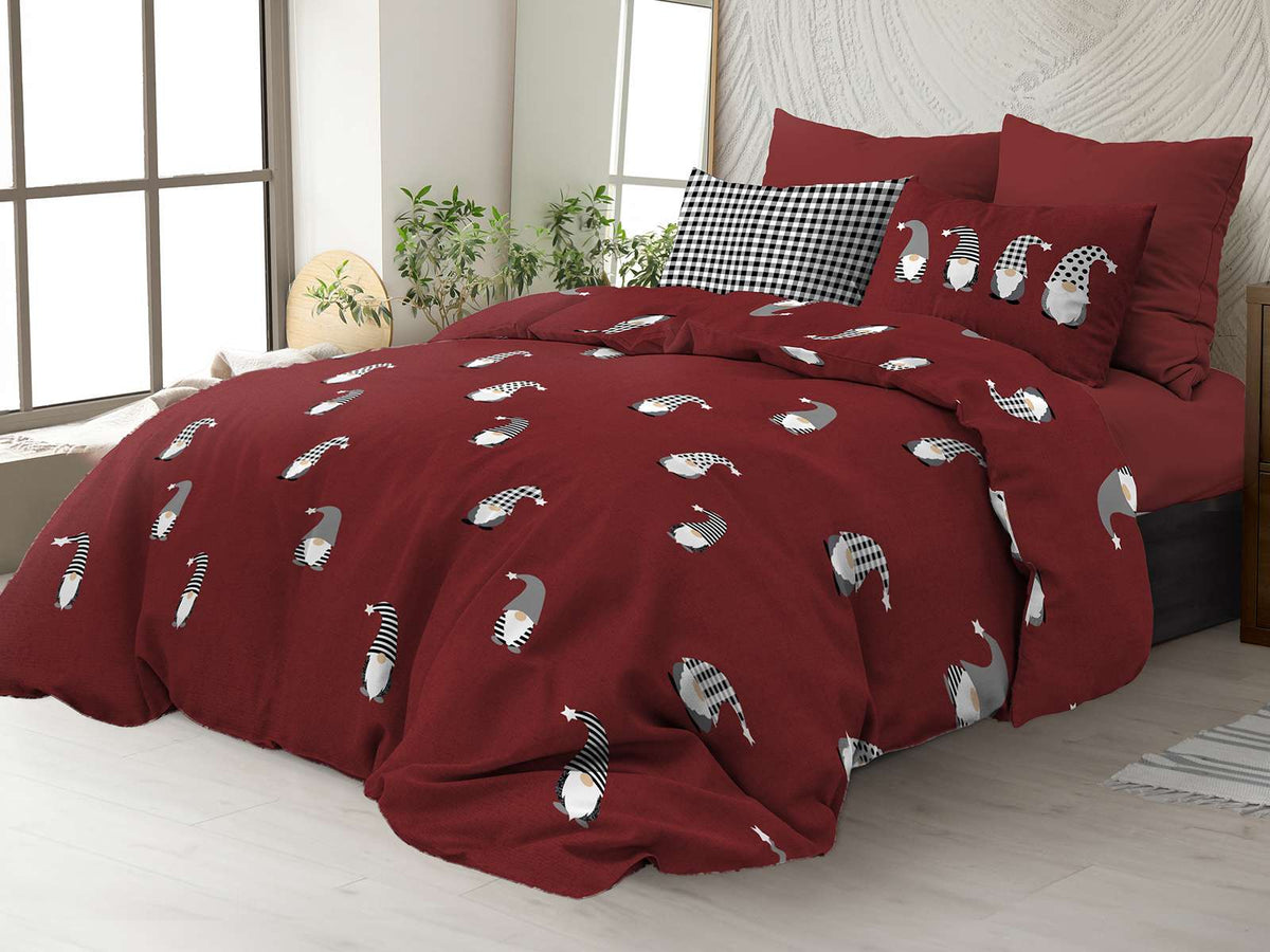 Daunex Parure Copripiumino Double Face In Cotone Stampato Hobbit