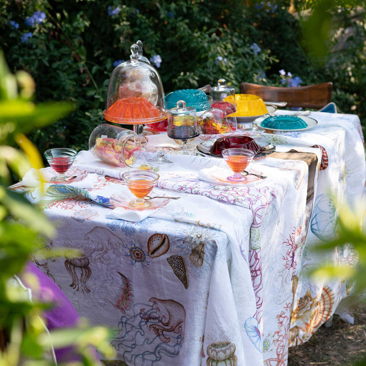 Tessitura Toscana Telerie Tovaglia E/O Runner In Canapa Jelly