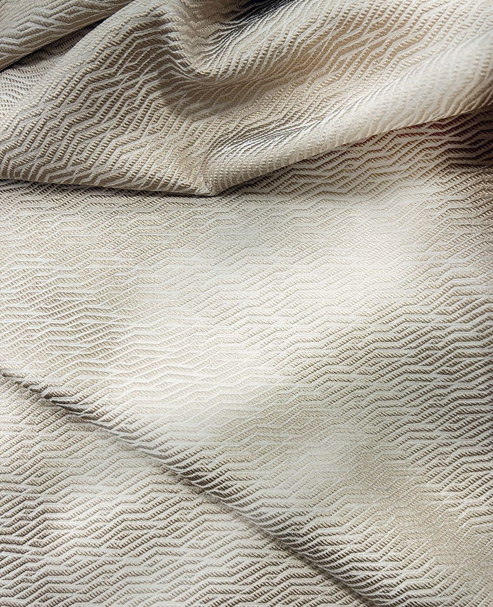 Svad Dondi Copriletto Liscio Matrimoniale In Tessuto Jacquard Kimono