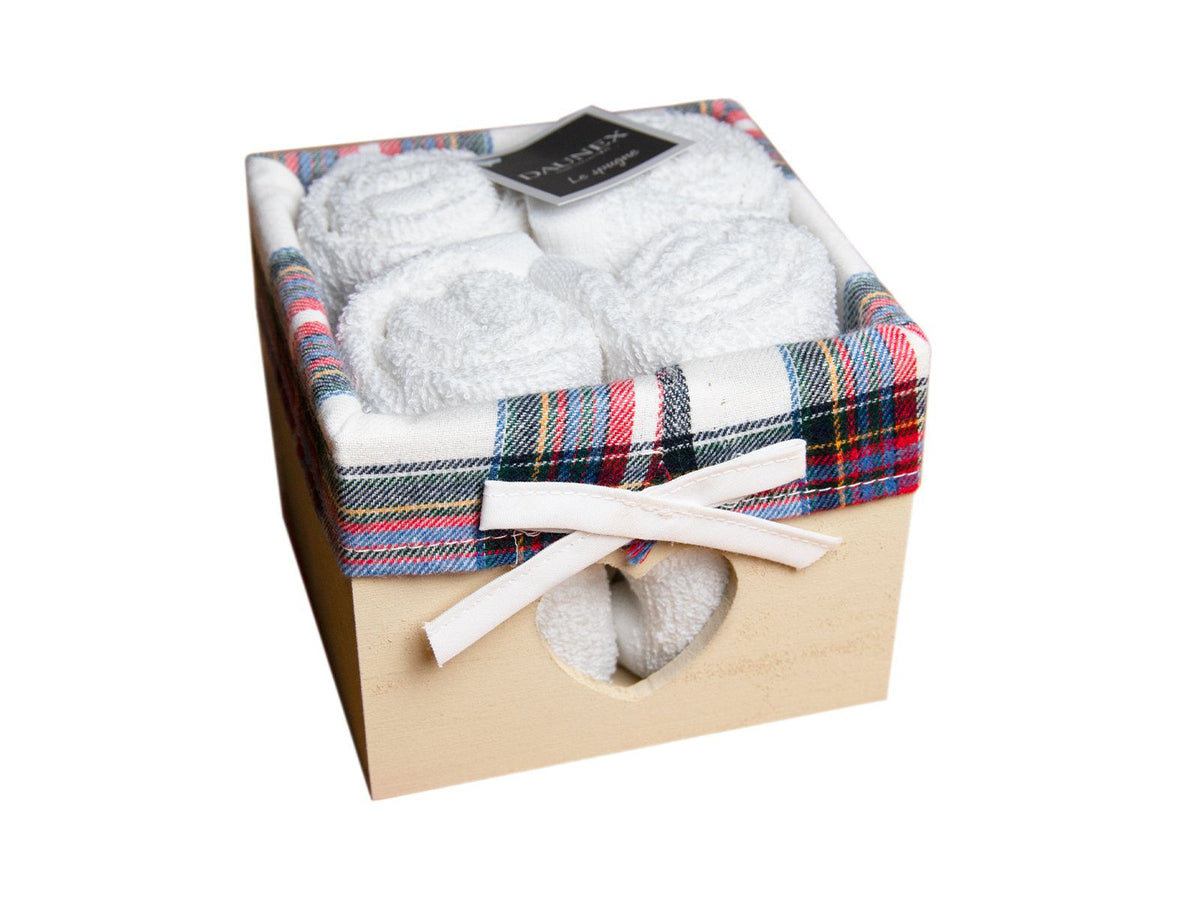 DAUNEX CESTINO LAVETTE TARTAN NATURALE