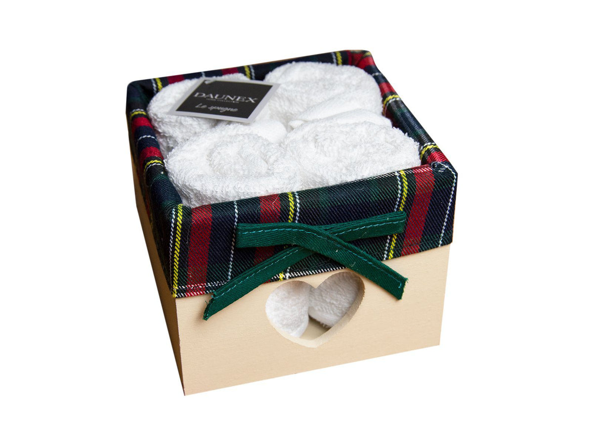 DAUNEX CESTINO LAVETTE TARTAN VERDE