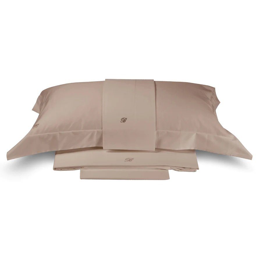 Blumarine Completo Lenzuola Singolo In Raso Di Cotone Lory