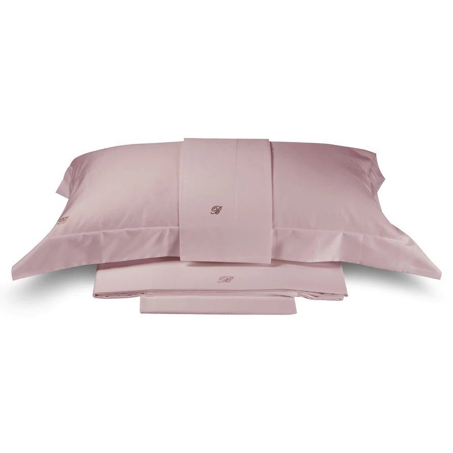 Blumarine Completo Lenzuola Singolo In Raso Di Cotone Lory