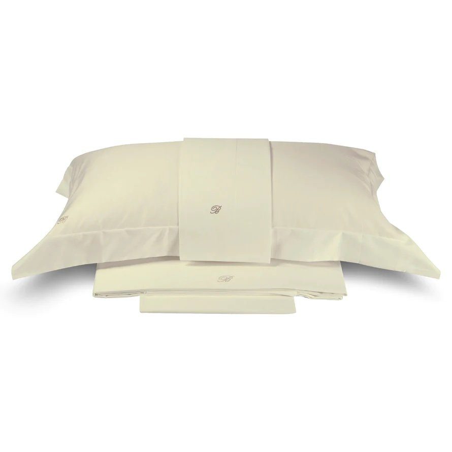 Blumarine Completo Lenzuola Singolo In Raso Di Cotone Lory