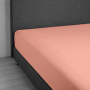 Daunenstep Lenzuolo Con Angoli In Jersey Stretch Vivacolor Rosa Antico