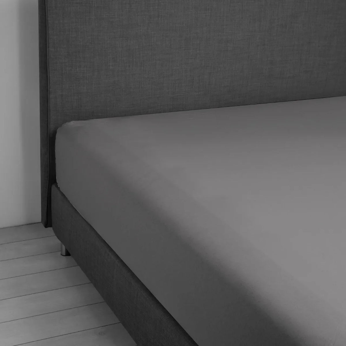 Daunenstep Lenzuolo Con Angoli In Jersey Stretch Vivacolor Grigio Cenere