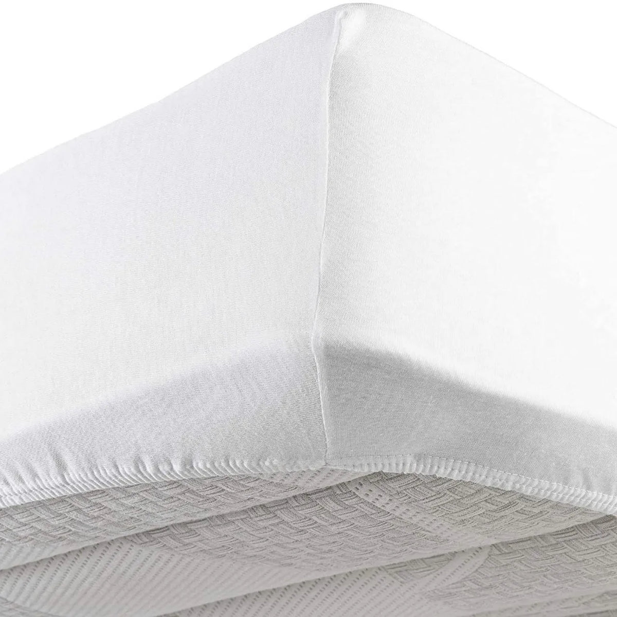 Daunenstep Lenzuolo Con Angoli In Jersey Stretch Vivacolor Bianco