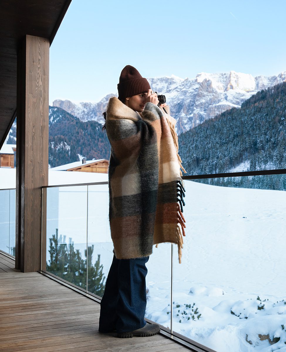 Svad Dondi Caldo Plaid Misto Lana Livigno