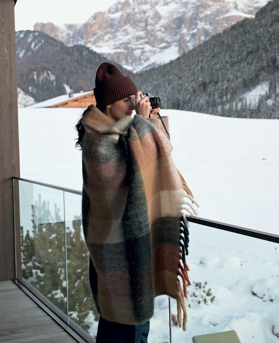 Svad Dondi Caldo Plaid Misto Lana Livigno