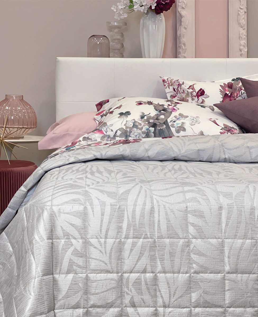 Svad Dondi Copriletto Trapuntato Matrimoniale Jacquard Ludovica