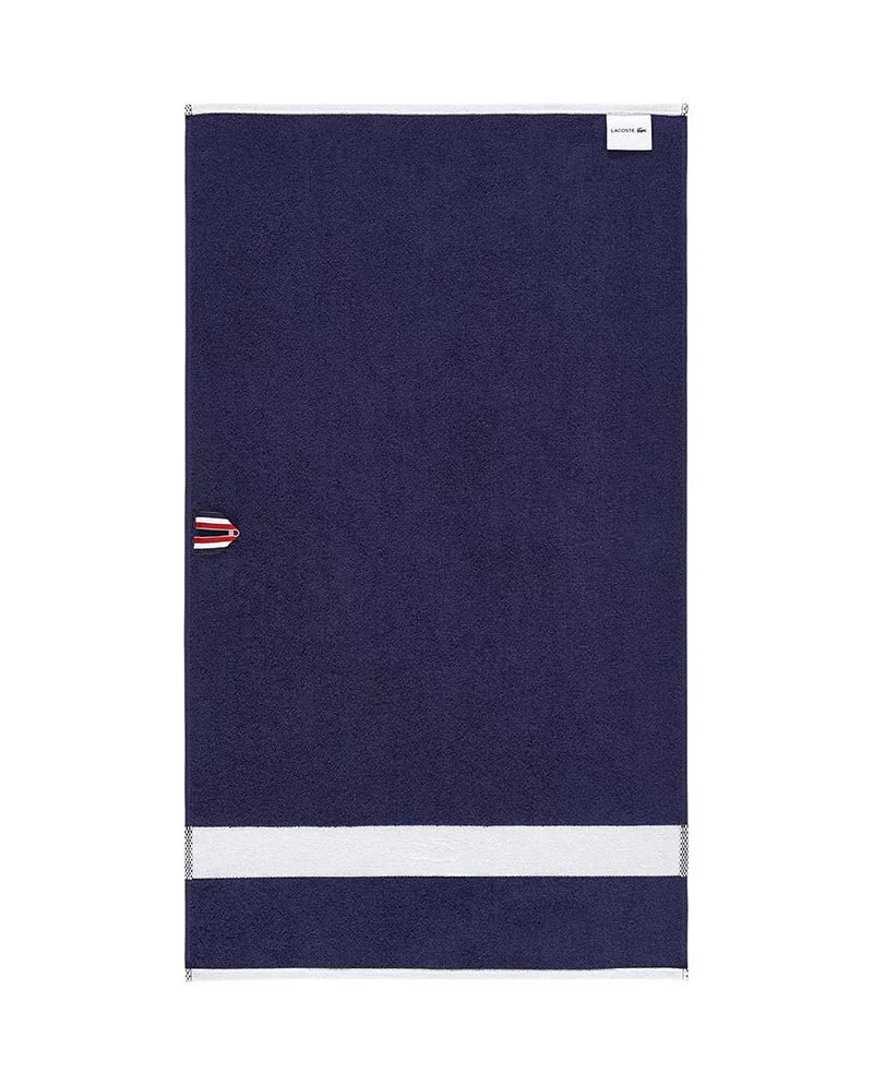 Lacoste Telo Doccia In Spugna Di Cotone Casual
