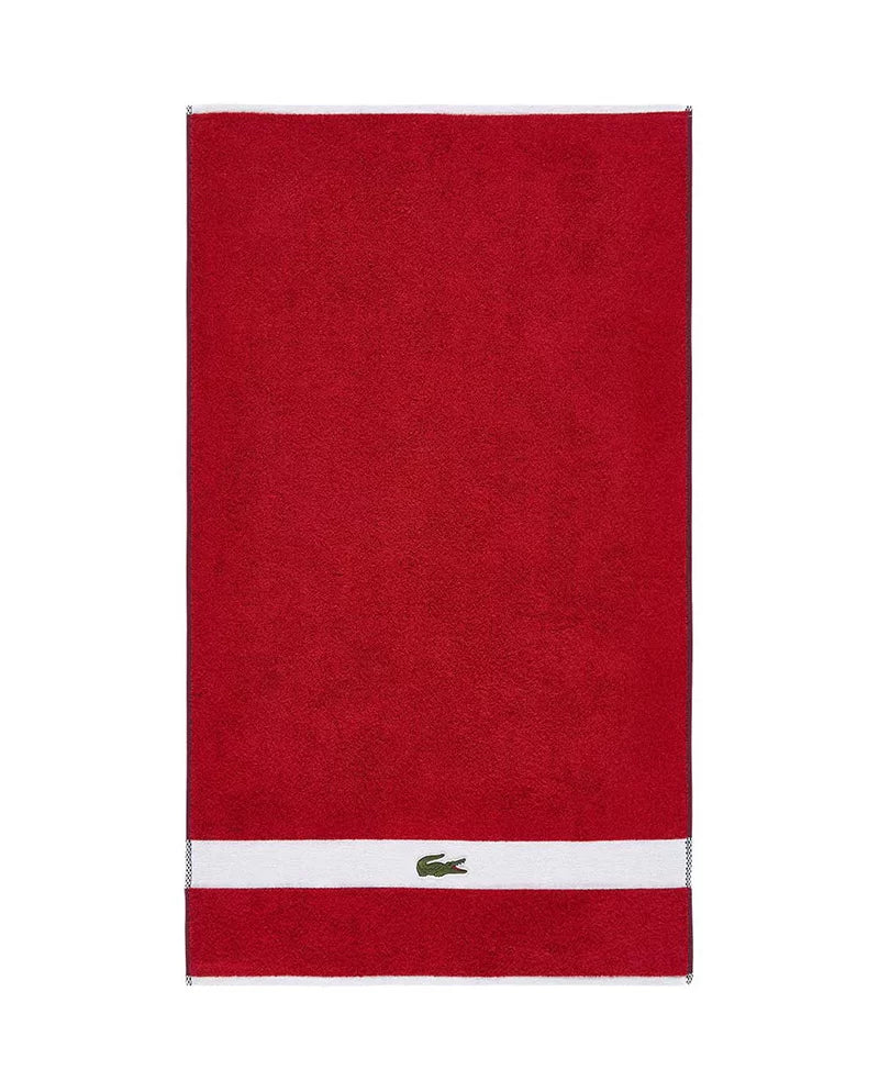 Lacoste Telo Doccia In Spugna Di Cotone Casual