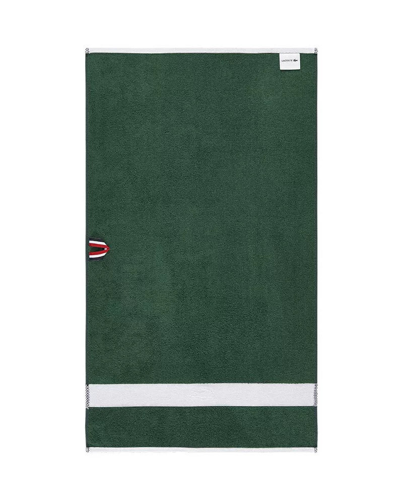 Lacoste Telo Doccia In Spugna Di Cotone Casual
