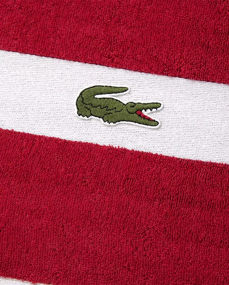 Lacoste Telo Doccia In Spugna Di Cotone Casual