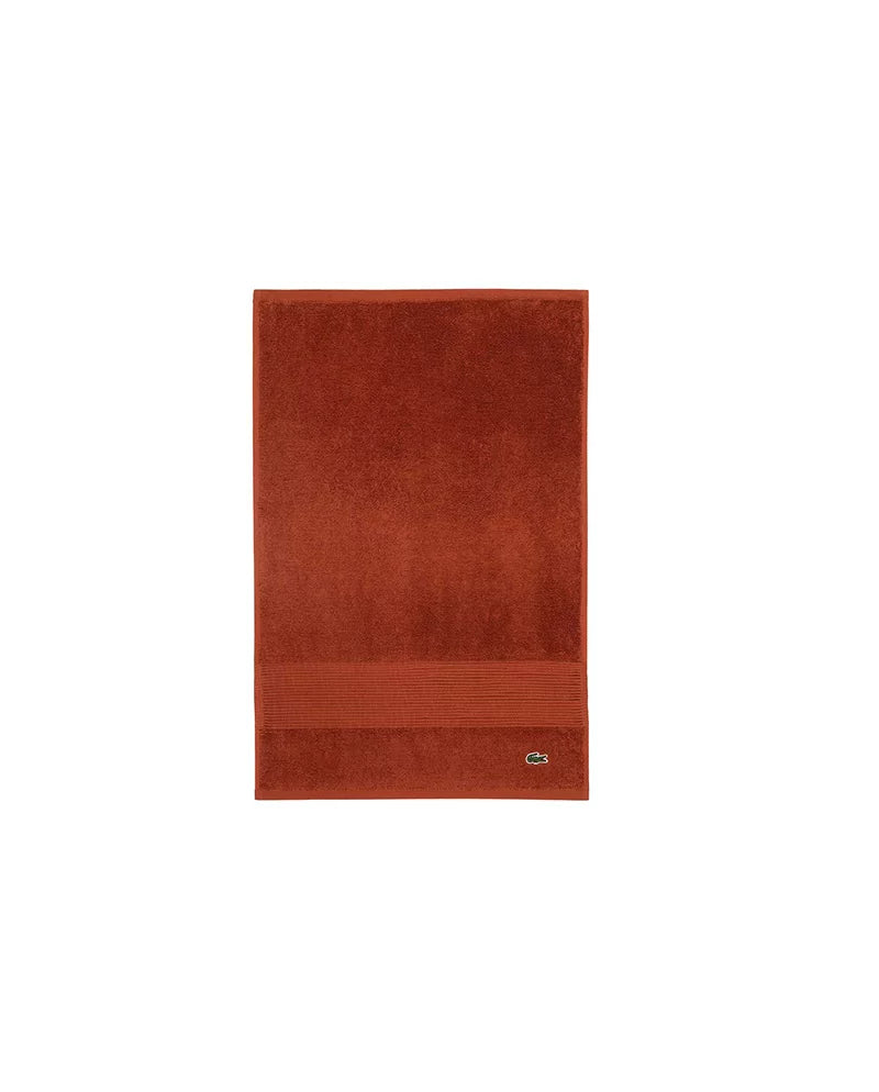 Lacoste Set Asciugamani 1+1 In Spugna Di Cotone Lecroco