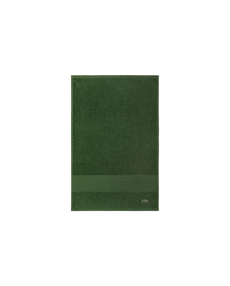 Lacoste Set Asciugamani 1+1 In Spugna Di Cotone Lecroco