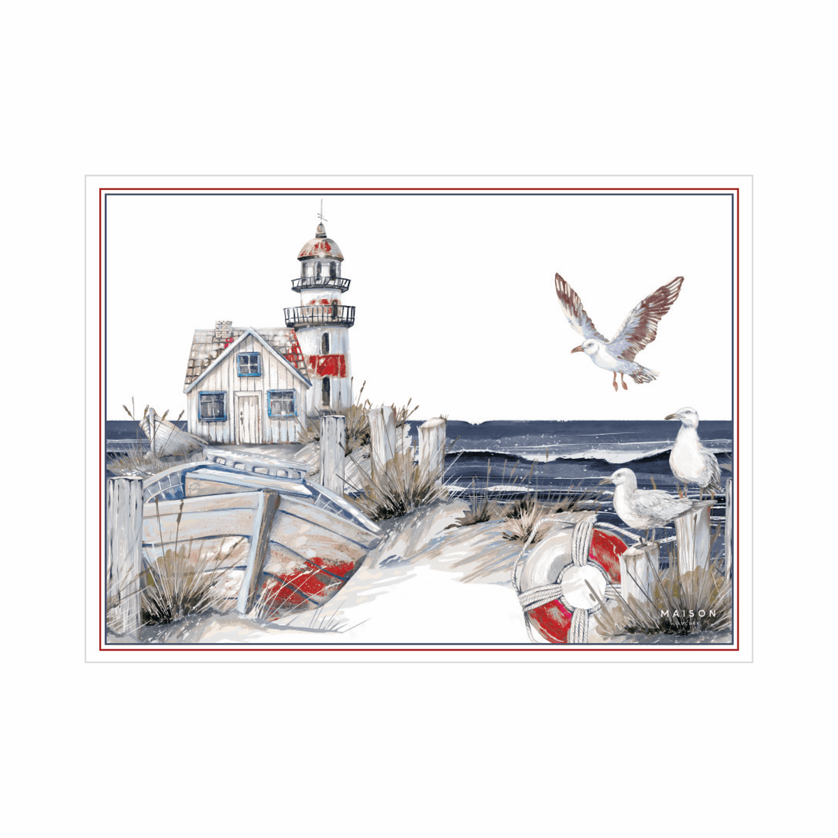 Maison Sucree' Americana In Vinile Antimacchia Stampata Marlontano